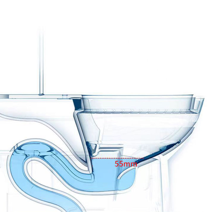 Modern 1-Piece Toilet Bowl Floor Mount White Urine Toilet for Washroom