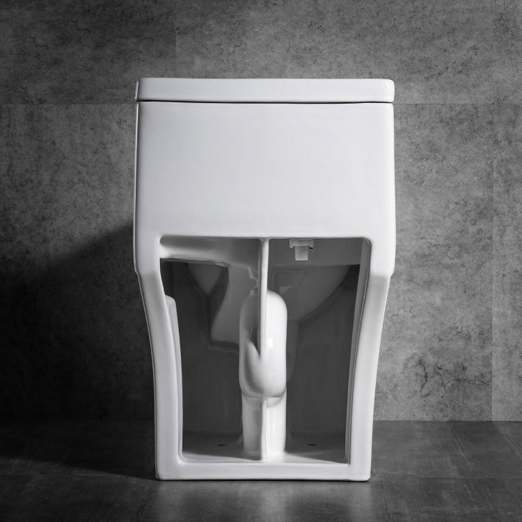 Modern 1-Piece Toilet Bowl White Urine Toilet with Slow Close Seat for Bathroom