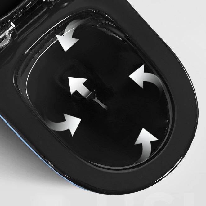 Modern All-In-One Toilet Bowl Floor Mounted Urine Toilet with Seat for Bathroom