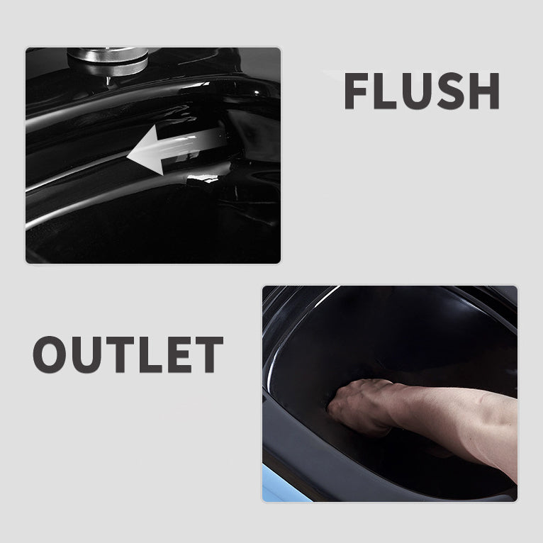 Modern All-In-One Toilet Bowl Floor Mounted Urine Toilet with Seat for Bathroom