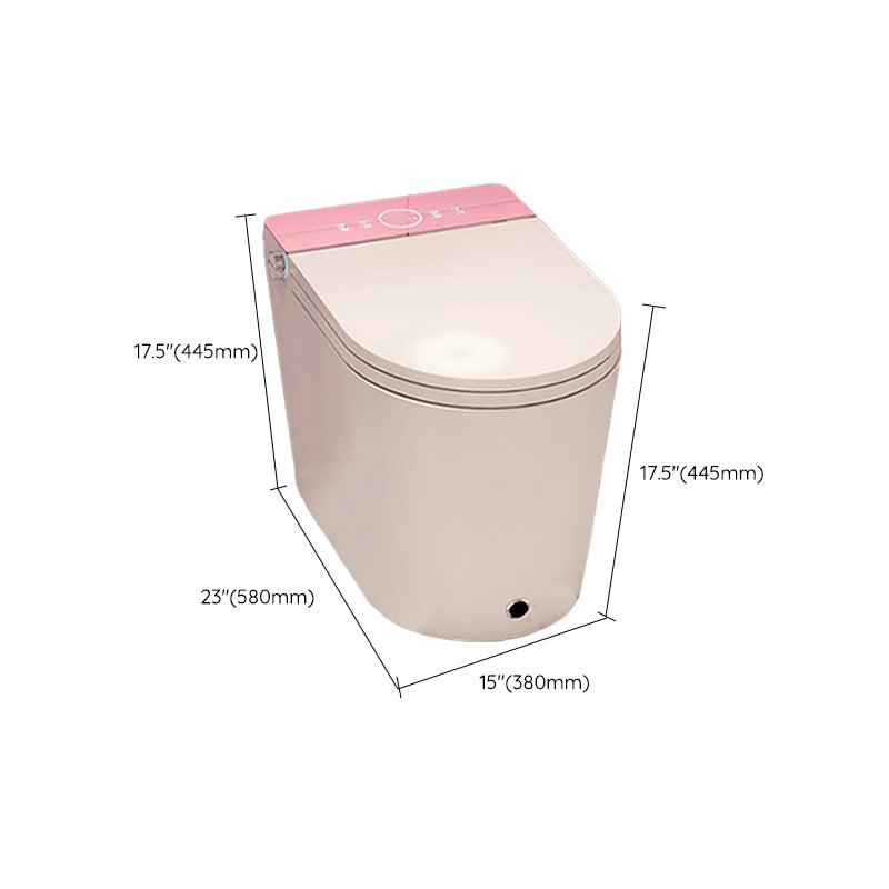 Floor Mounted Flush Toilet One-Piece Toilet Siphon Jet Toilet Bowl
