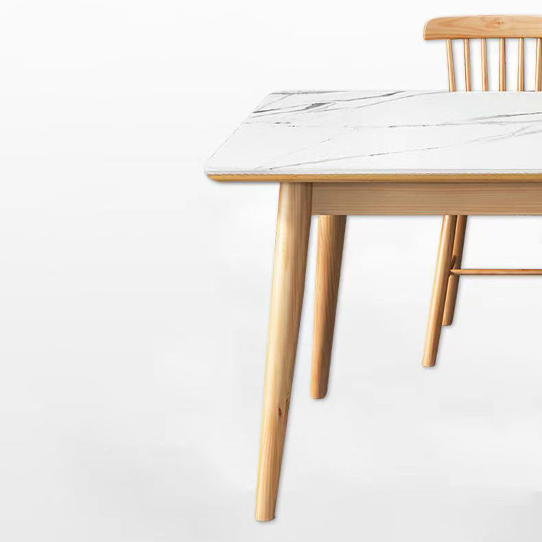 Medieval Modern Stone Dining Table 4 Legs Table for Living Room