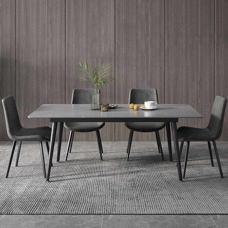 Medieval Modern Stone Dining Table 4 Legs Dining Table for Kitchen