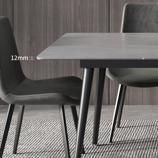 Medieval Modern Stone Dining Table 4 Legs Dining Table for Kitchen