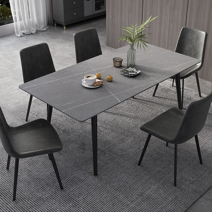 Medieval Modern Stone Dining Table 4 Legs Dining Table for Kitchen