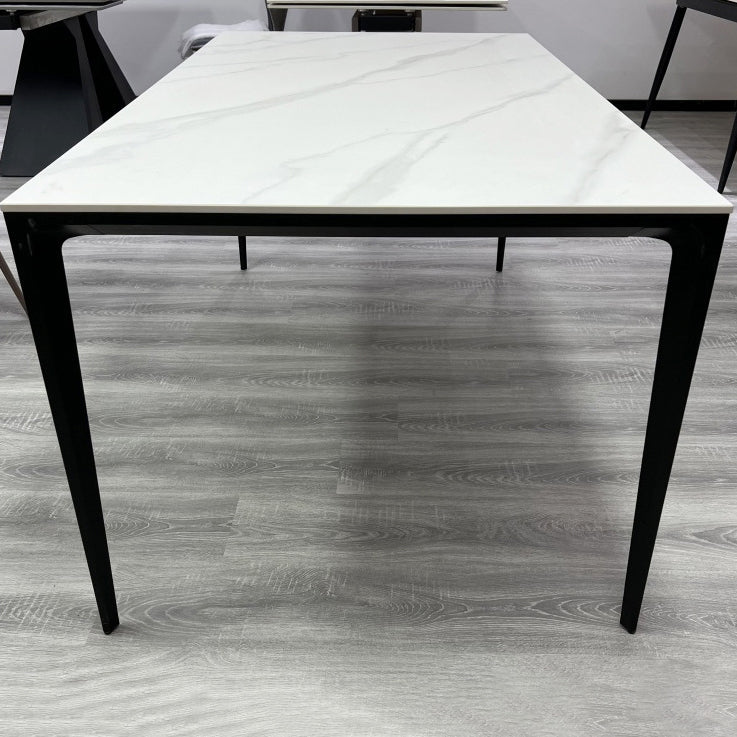 Medieval Modern Dining Table Stone 4 Legs Dinette Table for Kitchen