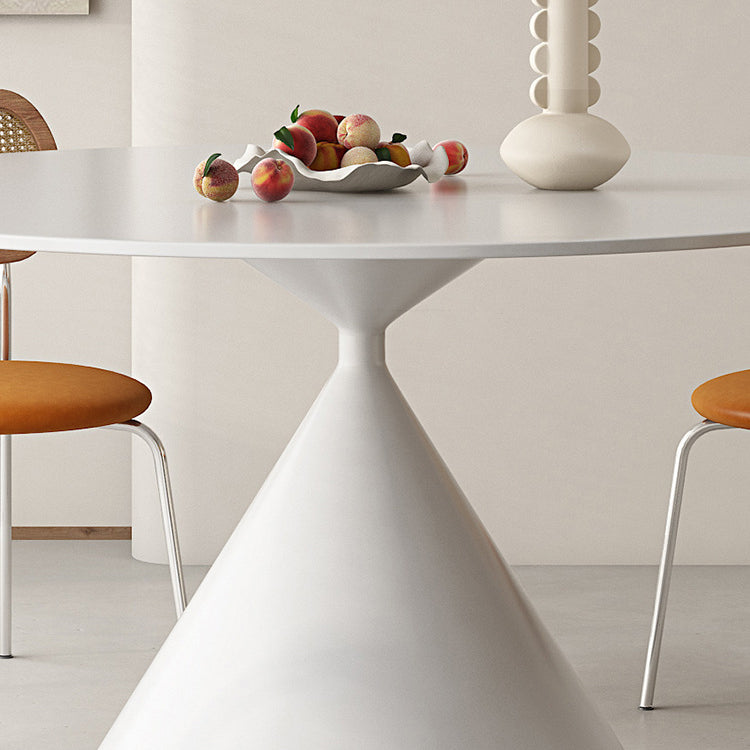 Modern Pedestal Round Dining Table Stone Table for Dining Room