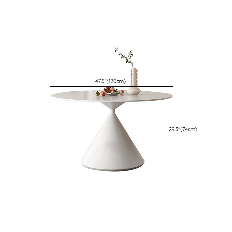 Modern Pedestal Round Dining Table Stone Table for Dining Room