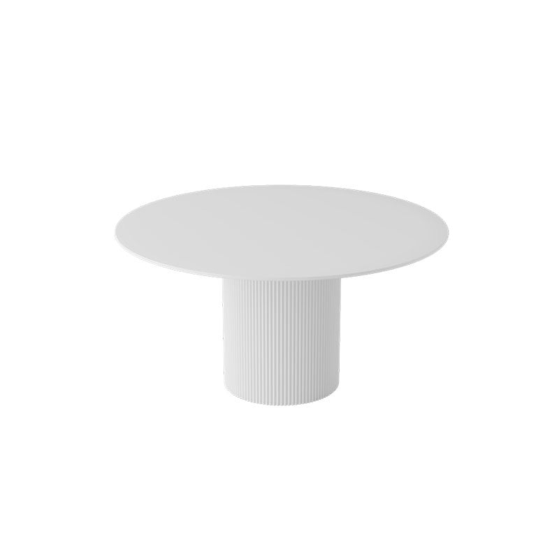 Modern Pedestal White Dining Table Stone Table for Dining Room