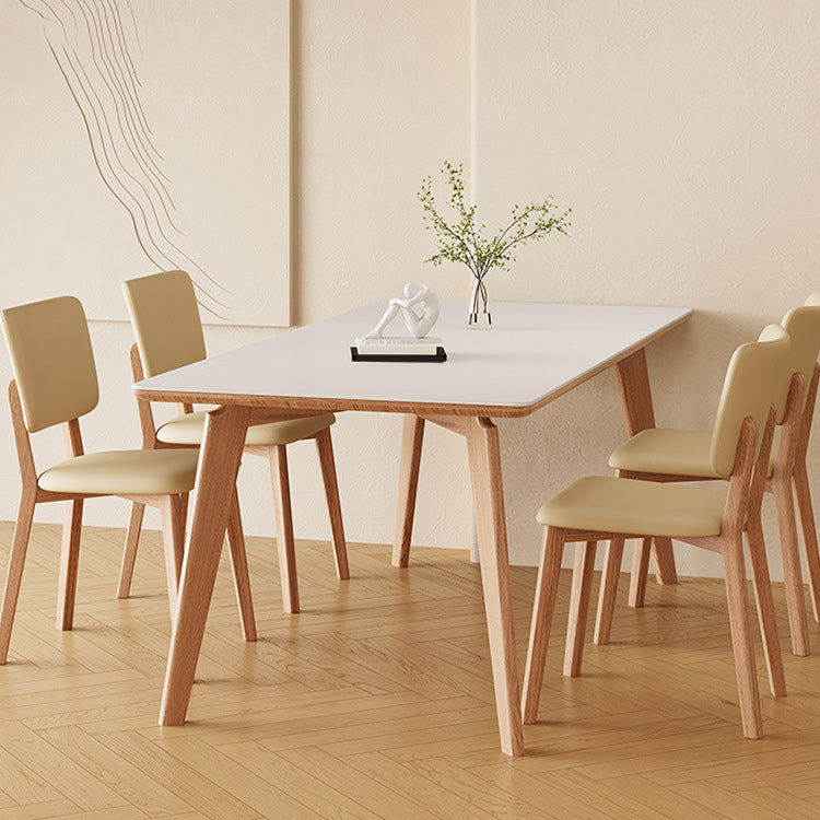 Medieval Modern Stone Dinette Table 4 Legs Dining Table for Kitchen