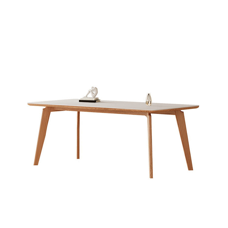 Medieval Modern Stone Dinette Table 4 Legs Dining Table for Kitchen