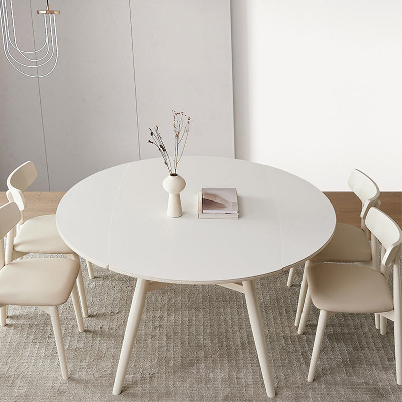 Modern Stone Dining Table 4 Oak Legs Dining Table for Dining Room