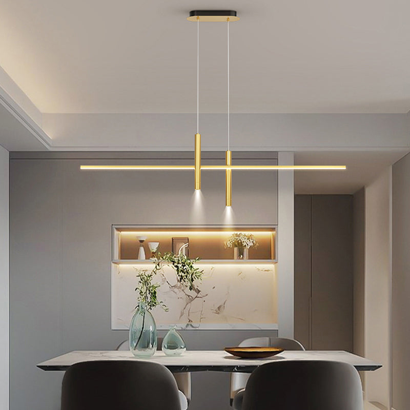 3-Lights Modern Style Island Pendants Metal Pendant Lights for Dining Room