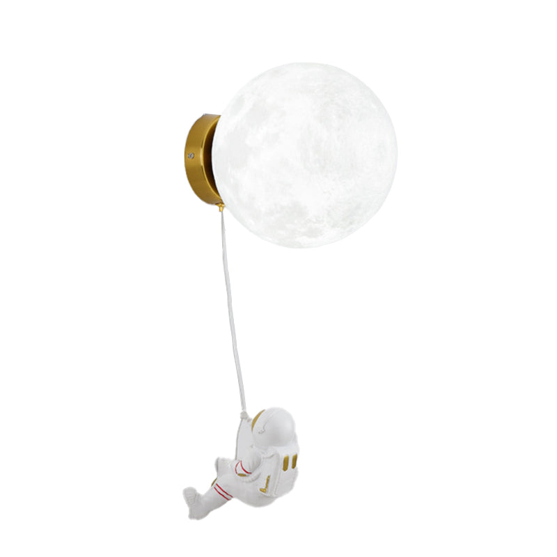 Globe Wall Lighting Modern Plastic 1 Light Wall Sconces for Children