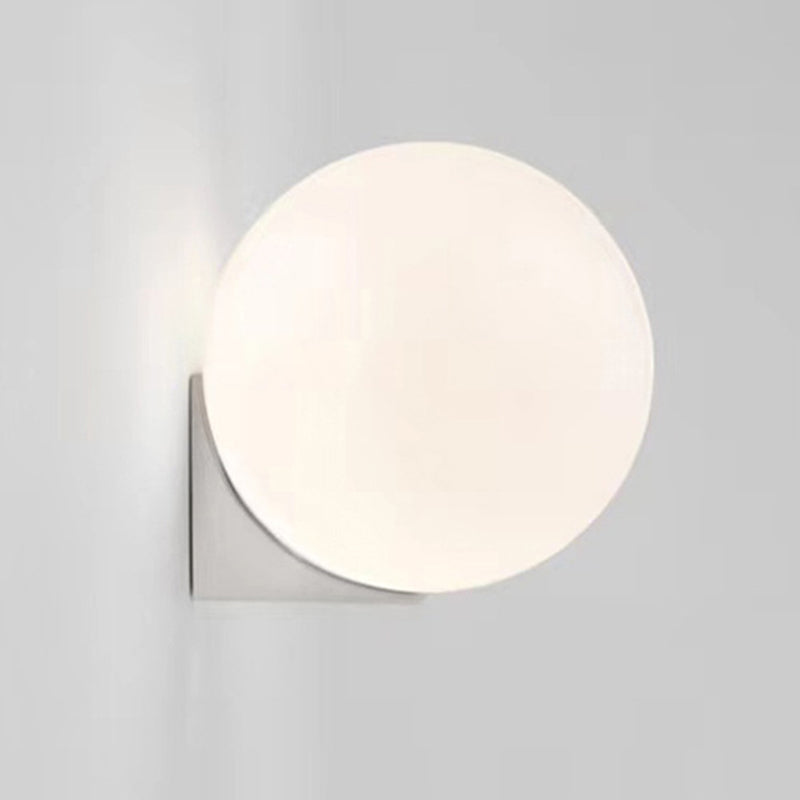 Globe Wall Lighting Simplicity Glass 1/2 Light Wall Sconces for Bedroom