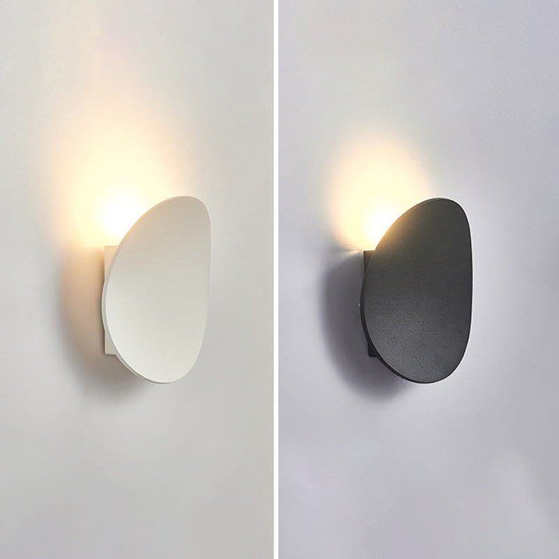 Contemporary Wall Sconce Curve Waterproof Sconce Lighting with Metal