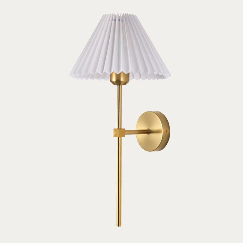 Contemporary Wall Sconce Fabric 1 Light Sconce Lighting for Living Room