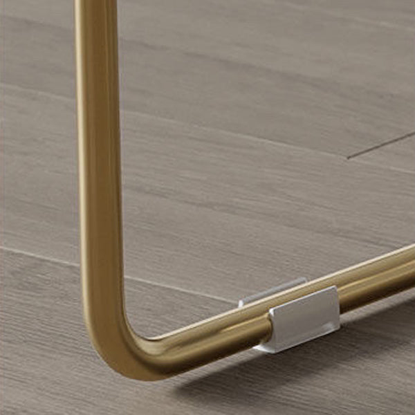 Gold Legs Dining Arm Chair Glam Dining Room Upholstered Chair