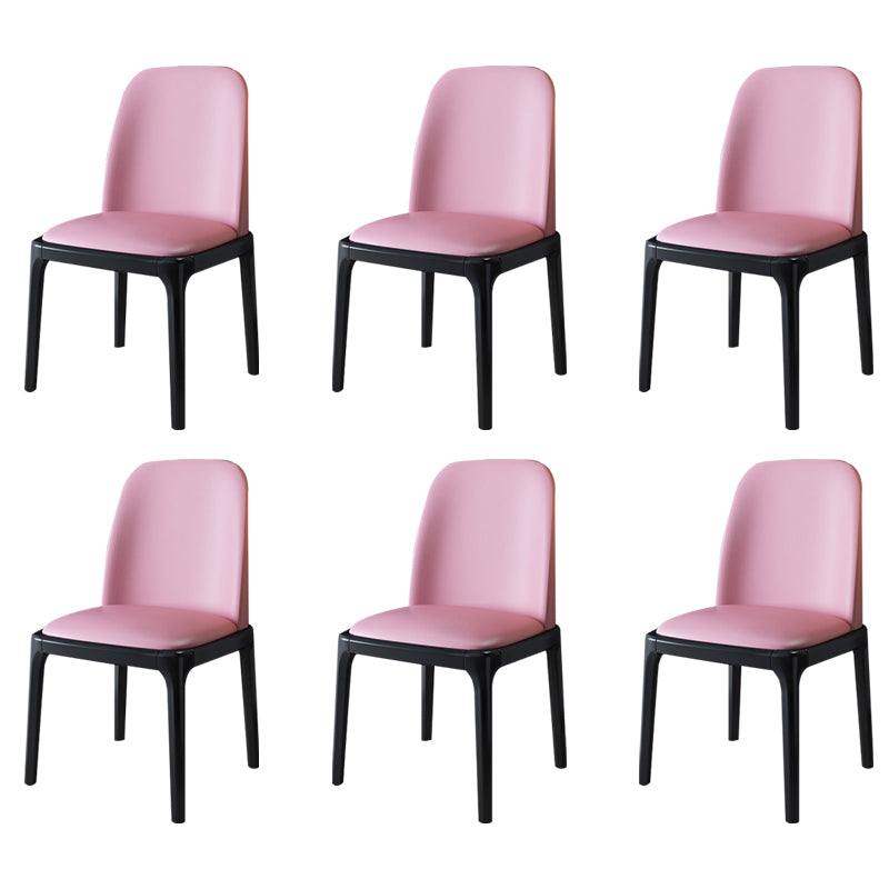 Wood Industrial Indoor-Outdoor Side Chair Parsons Dining Chair