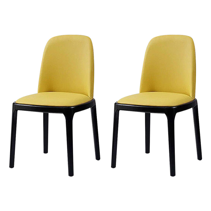 Wood Industrial Indoor-Outdoor Side Chair Parsons Dining Chair