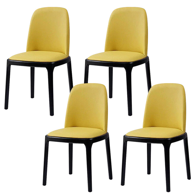 Wood Industrial Indoor-Outdoor Side Chair Parsons Dining Chair