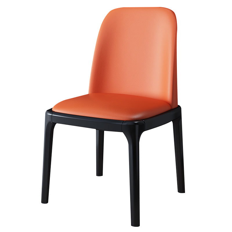 Wood Industrial Style Side Chair Armless Home Dining Side Chair