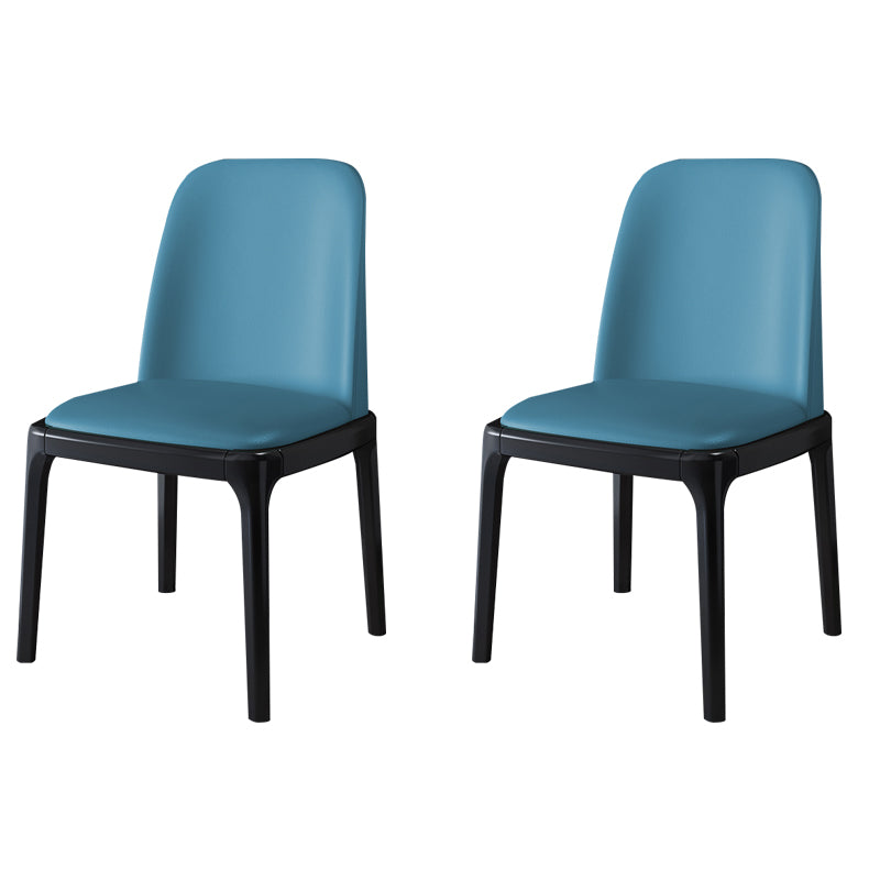 Wood Industrial Style Side Chair Armless Home Dining Side Chair