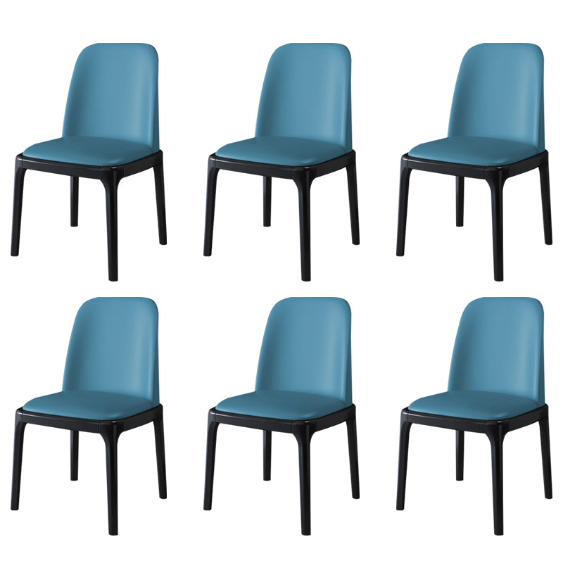 Wood Industrial Style Side Chair Armless Home Dining Side Chair