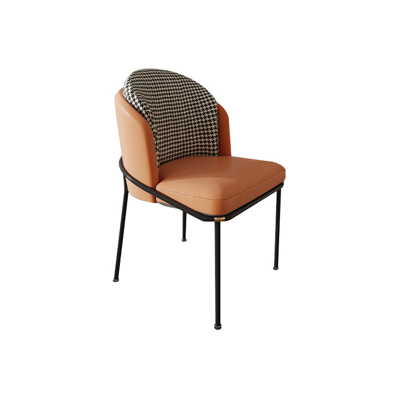 Modern Indoor Armless Dining Chair Upholstered Dining Side Chair