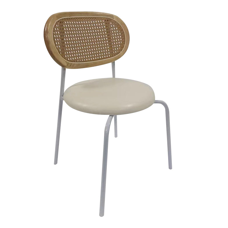 Upholstered Armless Dining Chairs Industrial Dining Room Side Chair