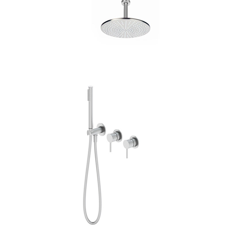 Modern Shower Set Brass Adjustable Water Flow Ceiling Mounted Shower Head Combo