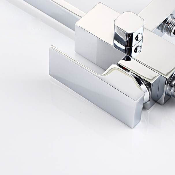 Contemporary Style Freestanding Bathtub Faucet Floor Mounted Freestanding Tub Filler