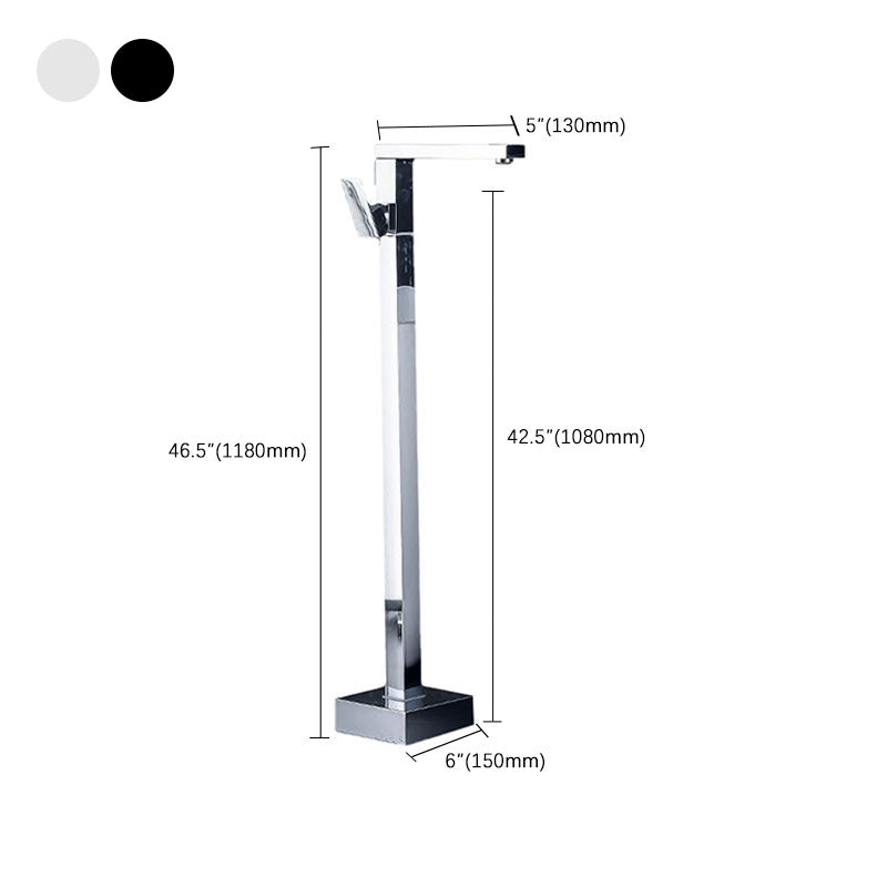 Contemporary Style Freestanding Bathtub Faucet Floor Mounted Freestanding Tub Filler