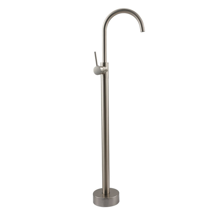 Contemporary Metal Freestanding Faucet Floor Mounted Freestanding Bathtub Faucet