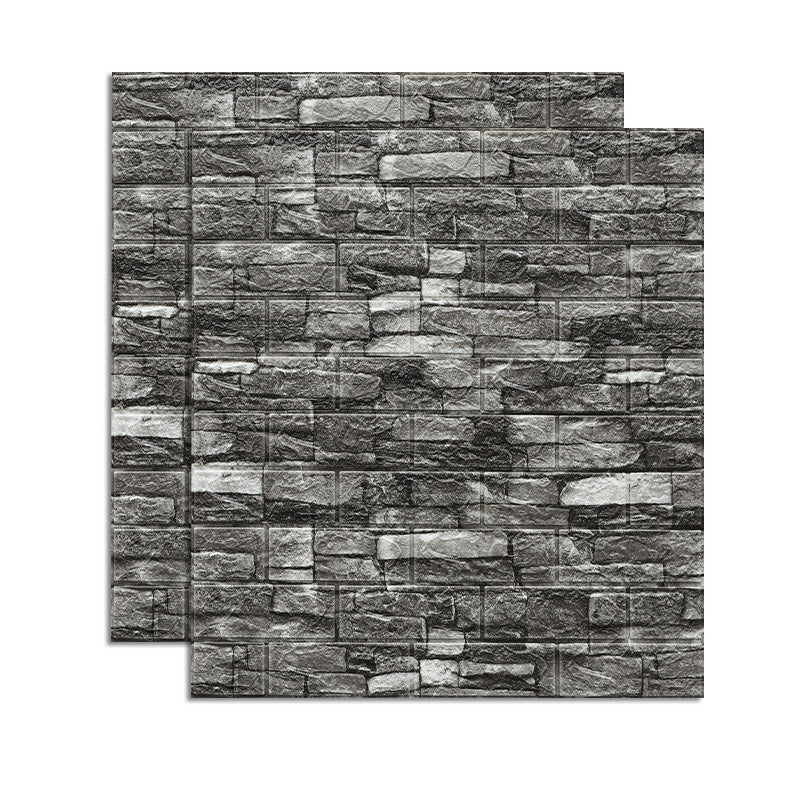 Farmhouse Wall Plank 3D Brick Bathroom Living Room Wall Panels Set of 2