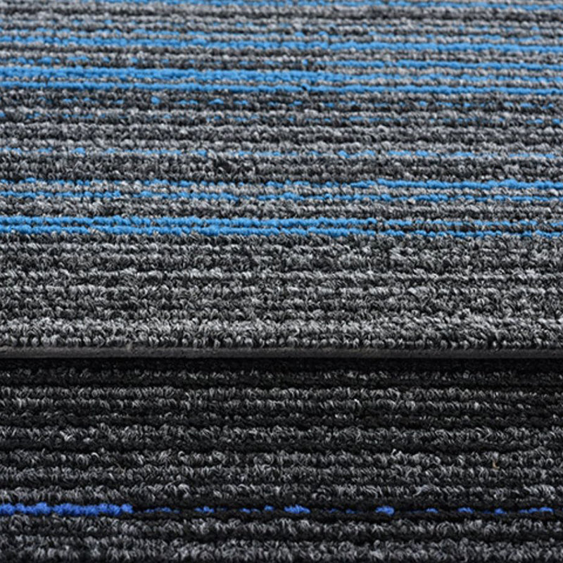 Gray Tone Level Loop Carpet Tile Self Adhesive Indoor Office Carpet Tile