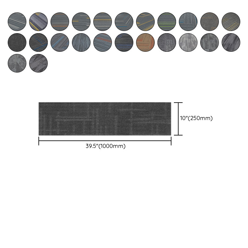 Gray Tone Level Loop Carpet Tile Self Adhesive Indoor Office Carpet Tile