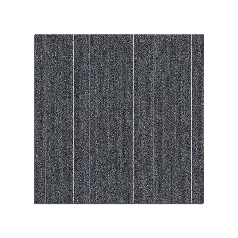 Gray Tone Level Loop Carpet Tile Solid Color Indoor Office Carpet Tile