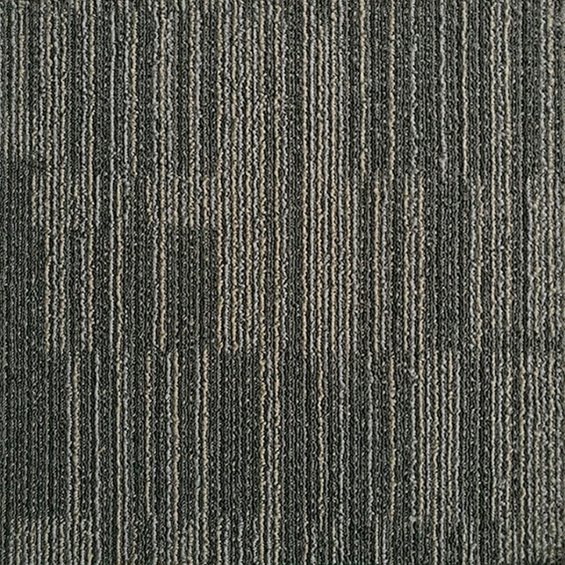Office Level Loop Carpet Tile Dark Color Fade Resistant Loose Lay Indoor Carpet Tiles