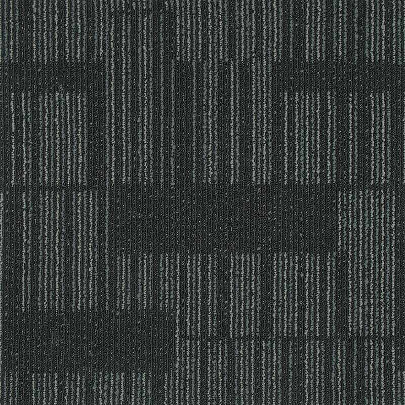 Office Level Loop Carpet Tile Dark Color Fade Resistant Loose Lay Indoor Carpet Tiles