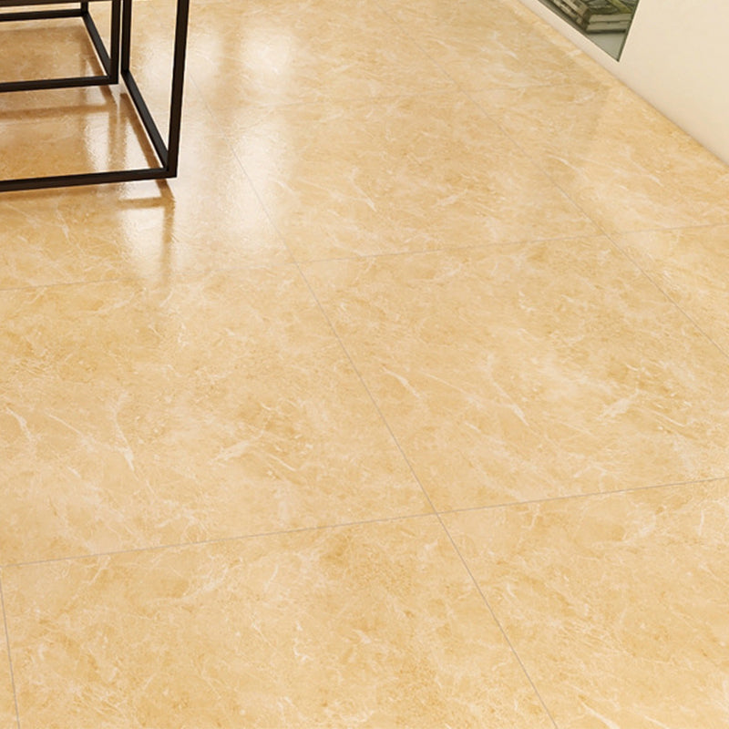 Square Peel & Stick Vinyl Flooring Stone Design PVC Flooring for Living Room