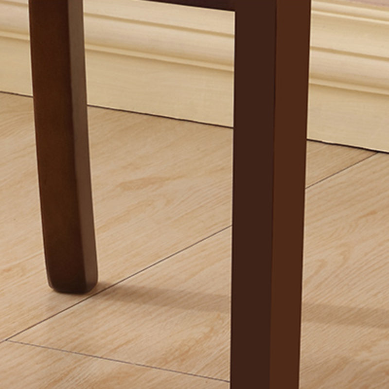 16.5" Wide Side Chair Industrial Wood Side Dining Armless Chairs