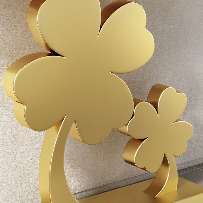 Glam Half Moon Console Table Scratch Resistant Accent Table for Hall