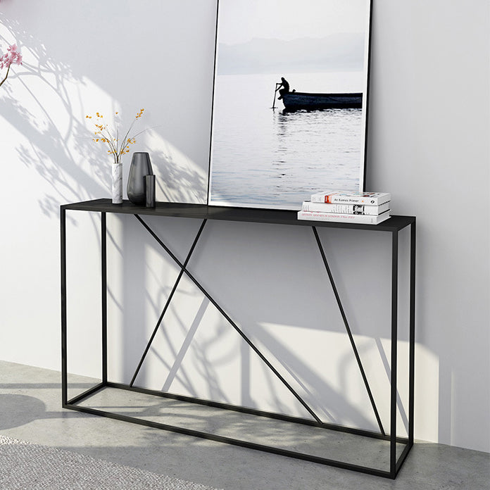 31.5" Tall Modern Console Table Frame Base Accent Table for Hall