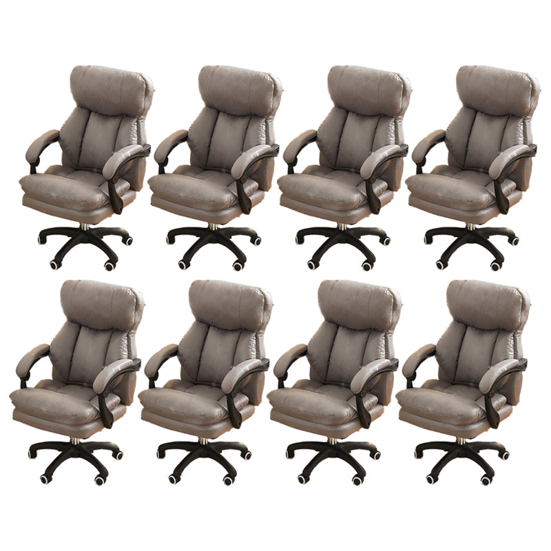 Modern Swivel Chair Adjustable Seat Height Tilt Mechanism Office Chair with Wheels