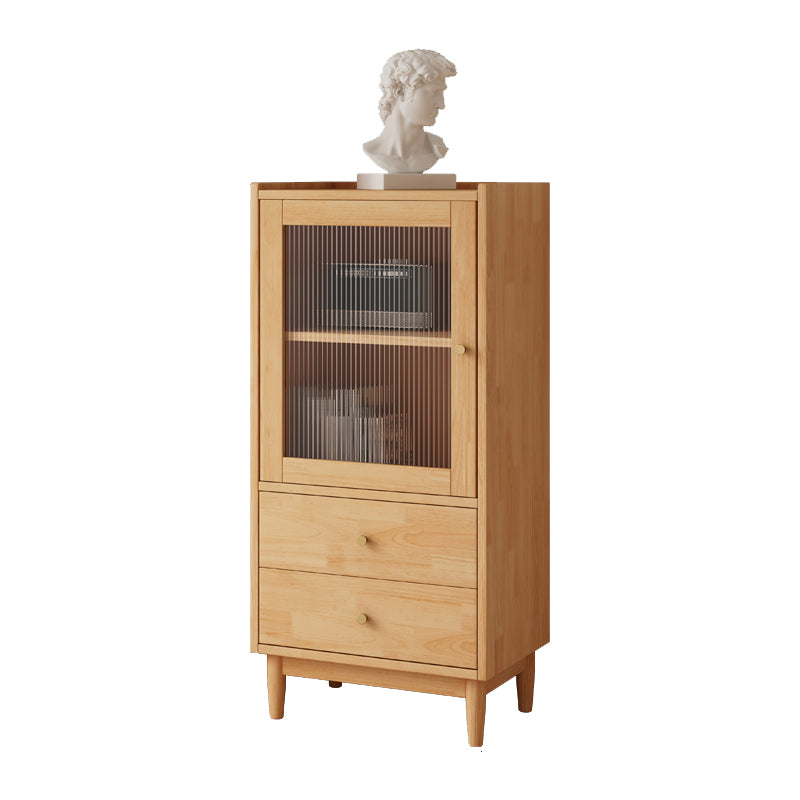 Modern Style Closed Back Book Shelf Rectangular Wooden Bookcase