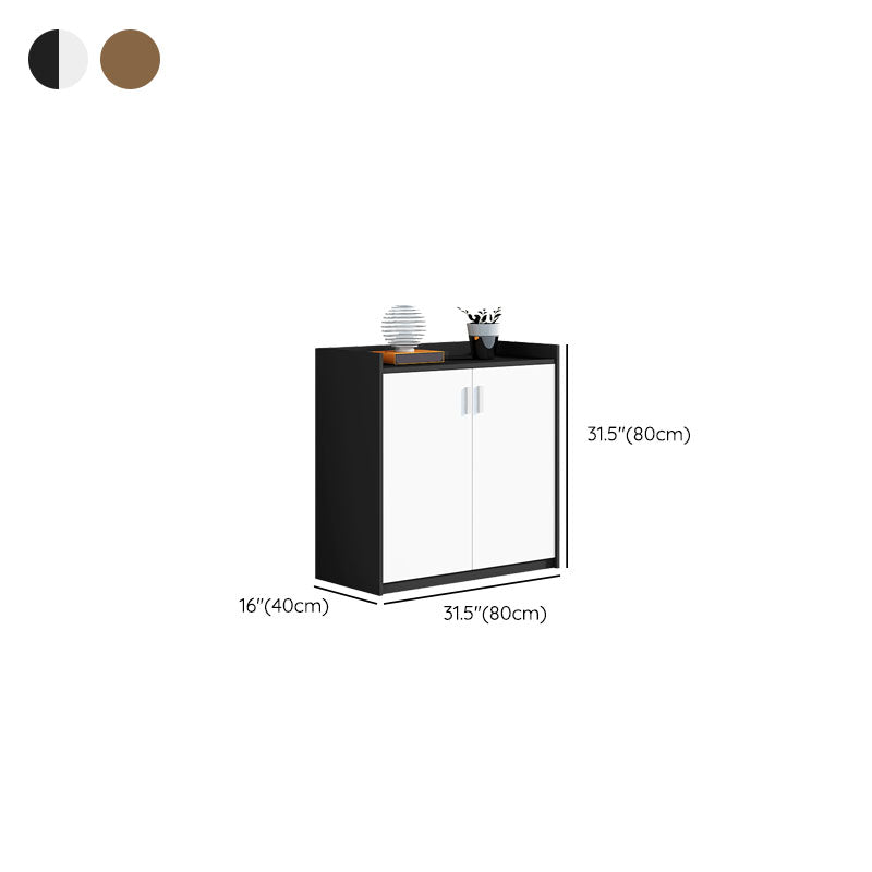 Contemporary Filing Cabinet Vertical Wood Filing Cabinet with Storage Shelves