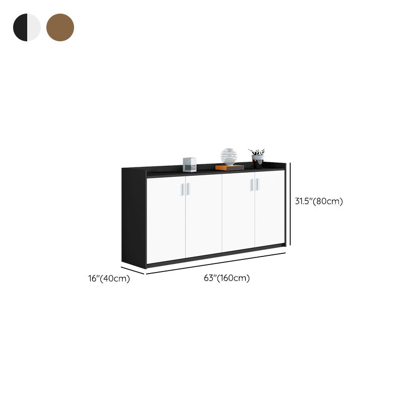 Contemporary Filing Cabinet Vertical Wood Filing Cabinet with Storage Shelves