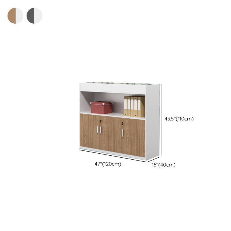 Locking Filing Cabinet Storage Shelves Wood Modern Vertical Filing Cabinet