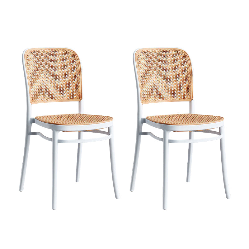 Stackable Bar Stool Plastic Backrest Counter Stool for Living Room